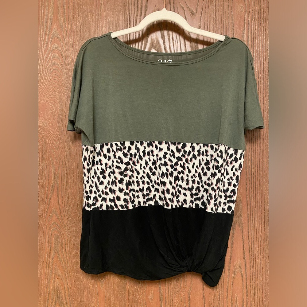 Maurices 24/7 Flawless Knot Hem Tee